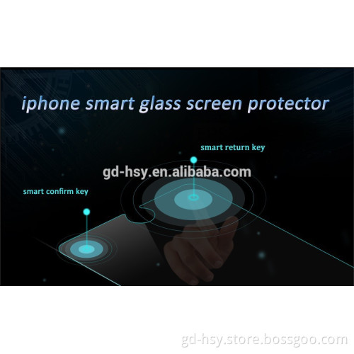 HUYSHE Smart Shortcuts Keys gorilla glass film screen protector for iphone6